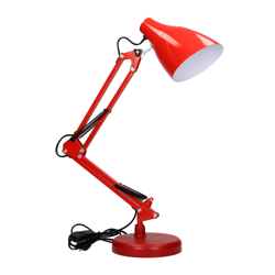 Kreslící stolní lampa DIAN E27 červená
