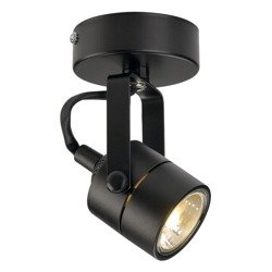 Lampa, nástěnný reflektor stropní SPOT 79 GU10 černá SLV 132020