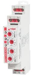 Multifunkční relé pro monitorování střídavého proudu v 1-fázové síti 1P 12A 250V AC 12A 24V DC měřicí vstup 0,5A 864364 Relpol
