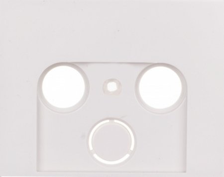 Č. čelní deska pro anténovou zásuvku se 2,3 výstupy, bílá Berker 12017019